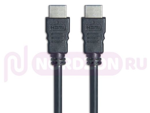 Шнур  HDMI / HDMI  5м  BW1489 HDMI v.1.4, вилка - вилка, 5.0 м., черный, Цветной пакет с EAN
