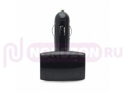FM модулятор X4BT, Bluetooth, micro SD, USB, пульт, чёрный