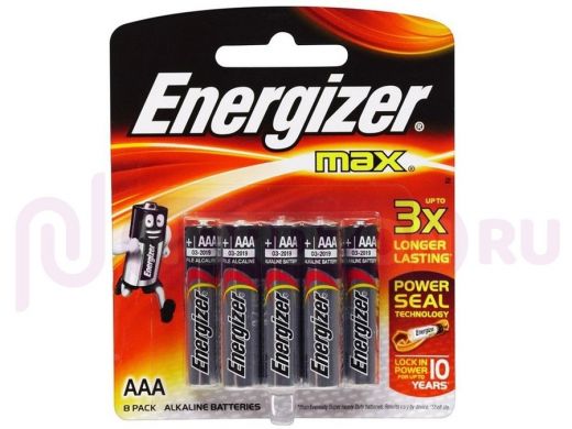 Батарейка LR03  Energizer Max  BL-8