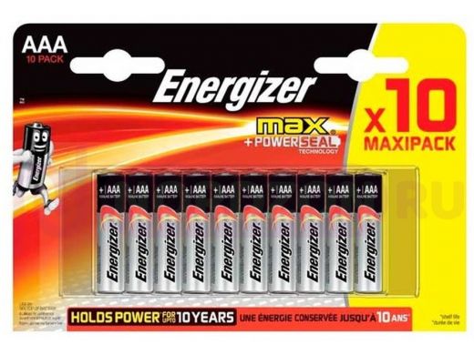 Батарейка LR03  Energizer Max  BL-10