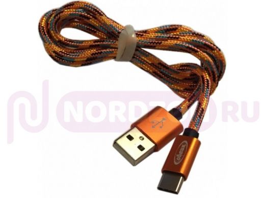 Шнур USB / Type-C Облик  цветной  872, 1 метр, DC 5V/2.1A