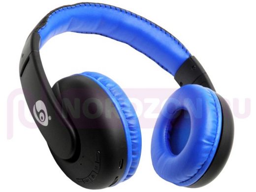 Bluetooth наушники большие (гарнитура)  Ovleng ETTE MX888, MP3, беспроводная, чёрно-синяя