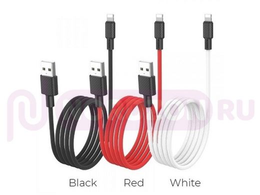 Шнур USB / Lightning Hoco X29 Premium, (100см), красный
