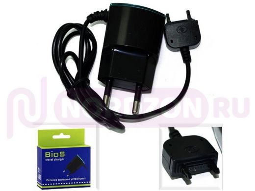 Сетевое зарядное устройство для  Sony К750, Bios, в коробке, рус.текст, чёрное