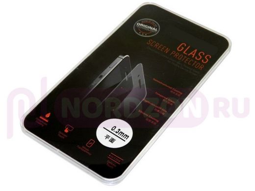 Стекло защитное iPhone  4/4S, Tempered Glass, черная упаковка