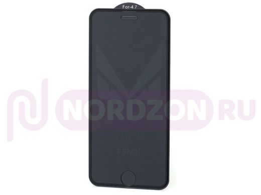 Стекло защитное iPhone  6/6S, 6D с гравировкой, Fendi