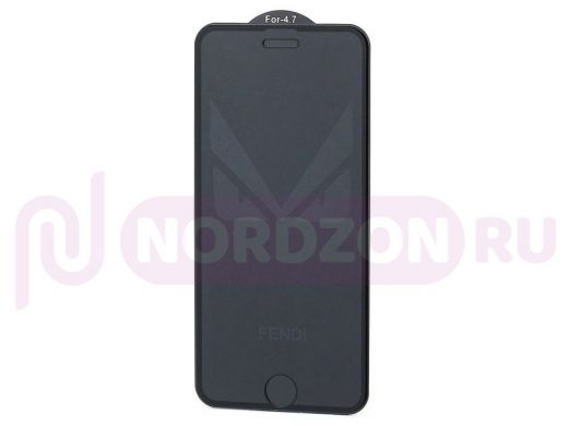 Стекло защитное iPhone  7/8, 6D с гравировкой, Fendi