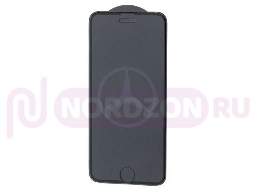 Стекло защитное iPhone  7/8, 6D с гравировкой, Mercedes