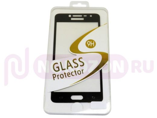 Стекло защитное Honor 9, Full Glass - Base G, чёрное