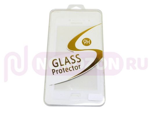 Стекло защитное Huawei P10 Lite, Full Glass - Base G, белое