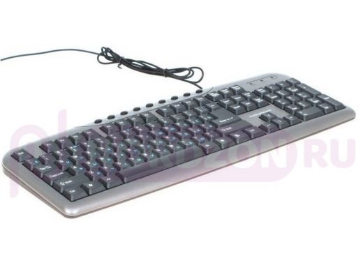 Клавиатура проводная Nakatomi KN-11U, Multimedia Navigator, USB, серая