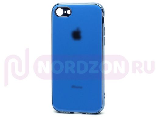 Чехол iPhone 7/8 Plus, Silicone Case Onyx, силикон, голубой