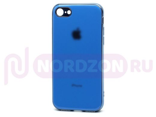 Чехол iPhone X/XS, Silicone Case Onyx, силикон, голубой