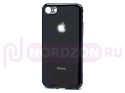 Чехол iPhone X/XS, Silicone Case Onyx, силикон, черный
