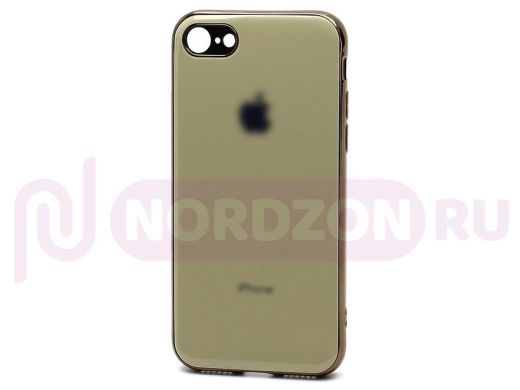 Чехол iPhone XS Max, Silicone Case Onyx, силикон, золотистый