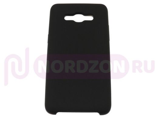 Чехол Huawei Nova 2, Silicone Case, color, чёрный
