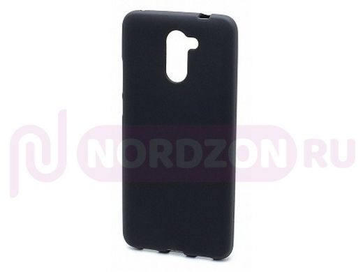 Чехол Huawei P Smart Plus, Silicone Case, color, чёрный