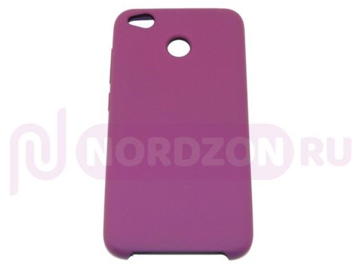 Чехол Huawei Y7 2017, Silicone Case, color, фиолетовый