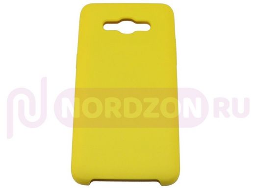 Чехол Samsung J106/Galaxy J1 mini Prime (2016), Silicone Case, color, жёлтый