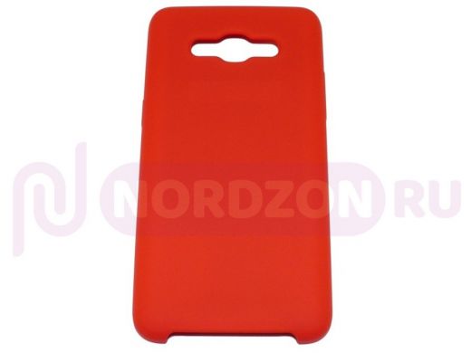 Чехол Samsung J106/Galaxy J1 mini Prime (2016), Silicone Case, color, красный