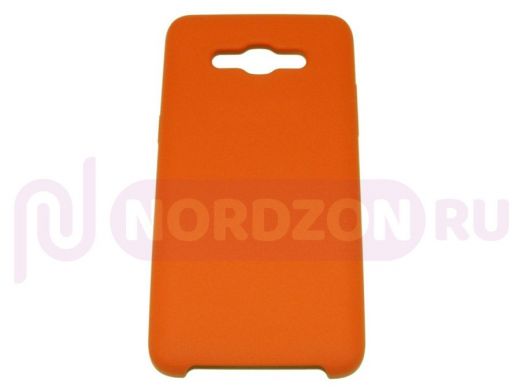 Чехол Samsung J106/Galaxy J1 mini Prime (2016), Silicone Case, color, оранжевый