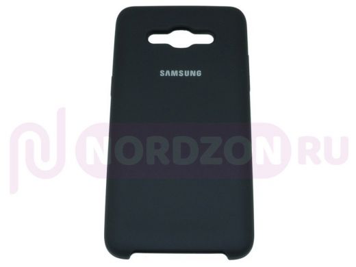 Чехол Samsung J7 Prime/G610/Galaxy J7 Prime, Silicone Case, color, темно синий