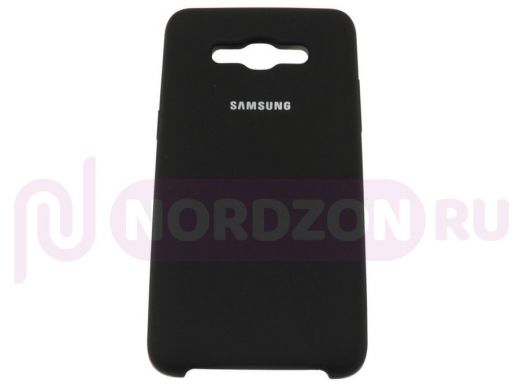 Чехол Samsung J7 Prime/G610/Galaxy J7 Prime, Silicone Case, color, чёрный