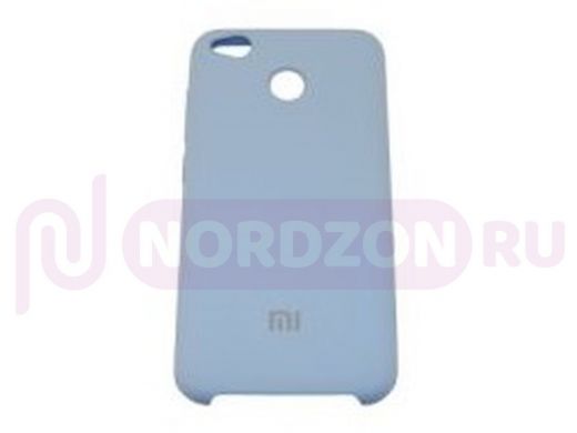 Чехол Xiaomi Mi 8SE, Silicone Cover color, синий