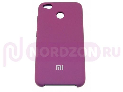 Чехол Xiaomi Mi 8SE, Silicone Cover color, фиолетовый