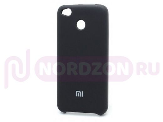Чехол Xiaomi Mi 8SE, Silicone Cover color, чёрный