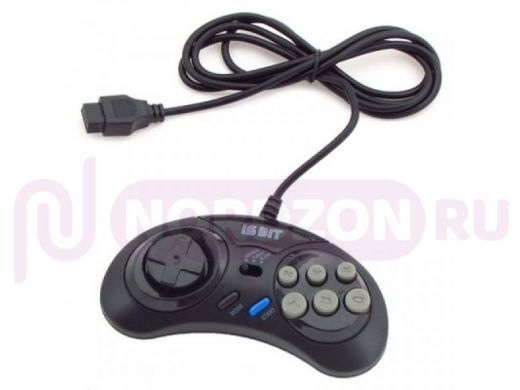 Джойстик игровой  Sega Turbo, черный цвет