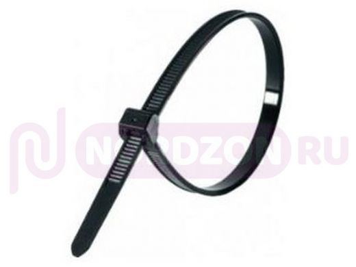 200х4,8мм кабельный хомут нейлоновый Smartbuy, 4,8х200, черный (SBE-CT-48-200-b)/100