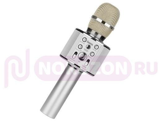 Микрофон караоке, HOCO BK3 (Bluetooth, динамик, TF)