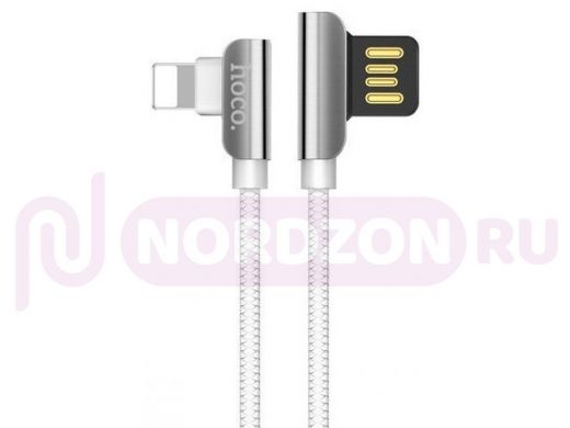Шнур USB / Lightning (iPhone) Hoco U42 (120см), USB 2.4A