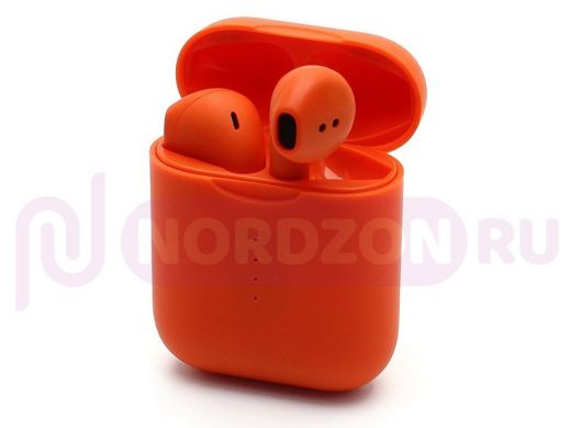 Bluetooth наушники с микрофоном (гарнитура)  TWS V8  Bluetooth, красная