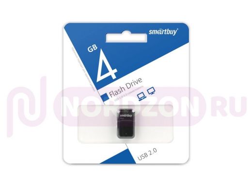 Накопитель USB   4GB  Smartbuy  Art Black