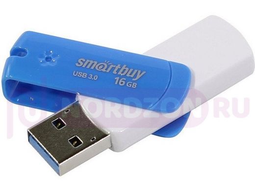 Накопитель USB  16GB  Smartbuy Diamond Blue (USB 3.0)
