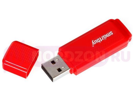 Накопитель USB  16GB  Smartbuy Dock Red