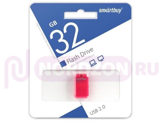 Накопитель USB  32GB  Smartbuy  Art Pink