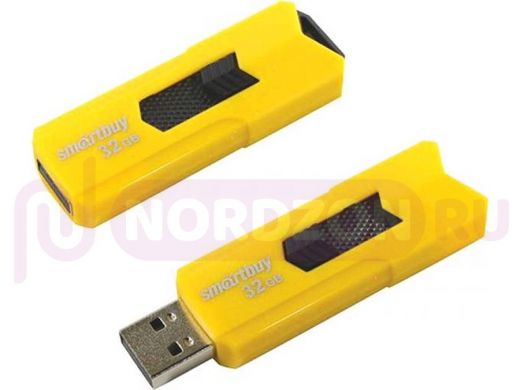 Накопитель USB  32GB  Smartbuy  Stream Yellow