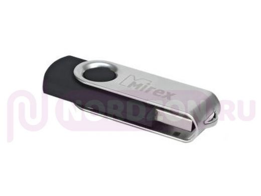Накопитель USB  64GB  Mirex  Swivel Black