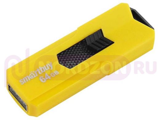 Накопитель USB  64GB  Smartbuy  Stream Yellow