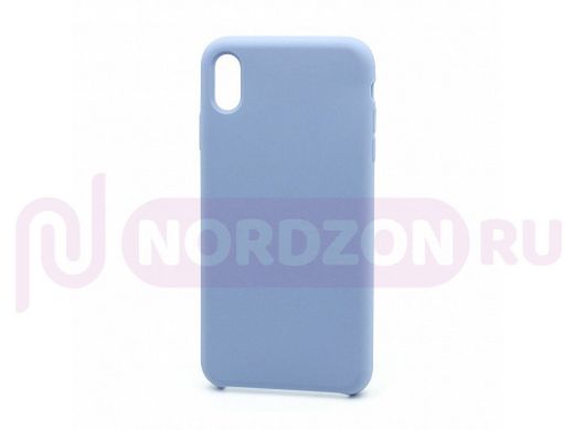 Чехол iPhone 7/8 Plus, Silicone Case, покрытие Soft touch, без лого, 005, голубой