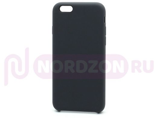 Чехол iPhone 7/8 Plus, Silicone Case, покрытие Soft touch, без лого, полная защита, 015, графитовый