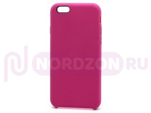 Чехол iPhone 7/8 Plus, Silicone Case, покрытие Soft touch, без лого, полная защита, 054, тёмно розов