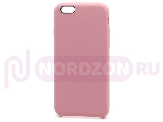 Чехол iPhone 7/8, Silicone Case, покрытие Soft touch, без лого, полная защита, 006, розовый