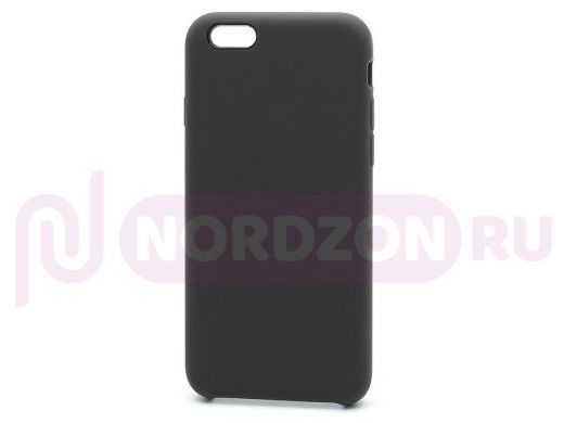 Чехол iPhone 7/8, Silicone Case, покрытие Soft touch, без лого, полная защита, 022, тёмно серый