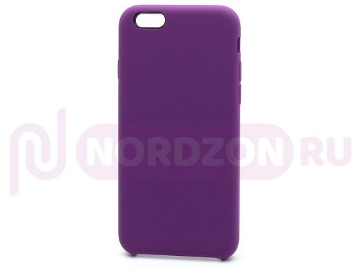 Чехол iPhone 7/8, Silicone Case, покрытие Soft touch, без лого, полная защита, 030, фиолетовый