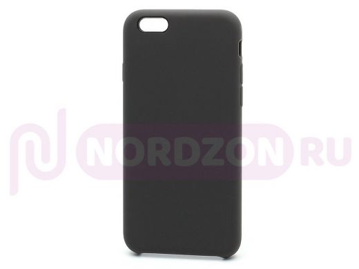 Чехол iPhone X/XS, Silicone Case, покрытие Soft touch, без лого, 022, тёмно серый