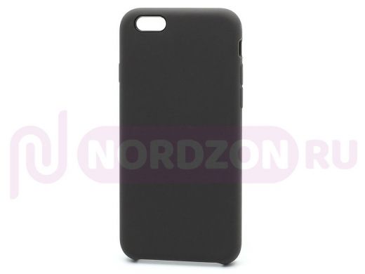 Чехол iPhone X/XS, Silicone Case, покрытие Soft touch, без лого, полная защита, 022, тёмно серый